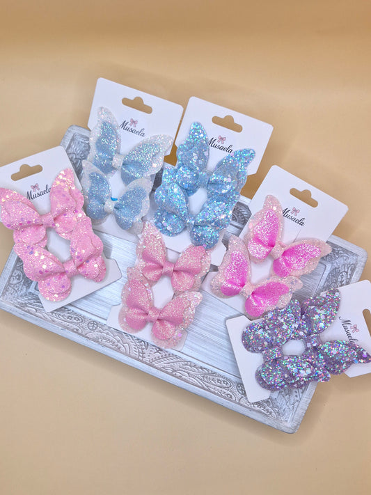 Haarspange mit Schmetterlinge