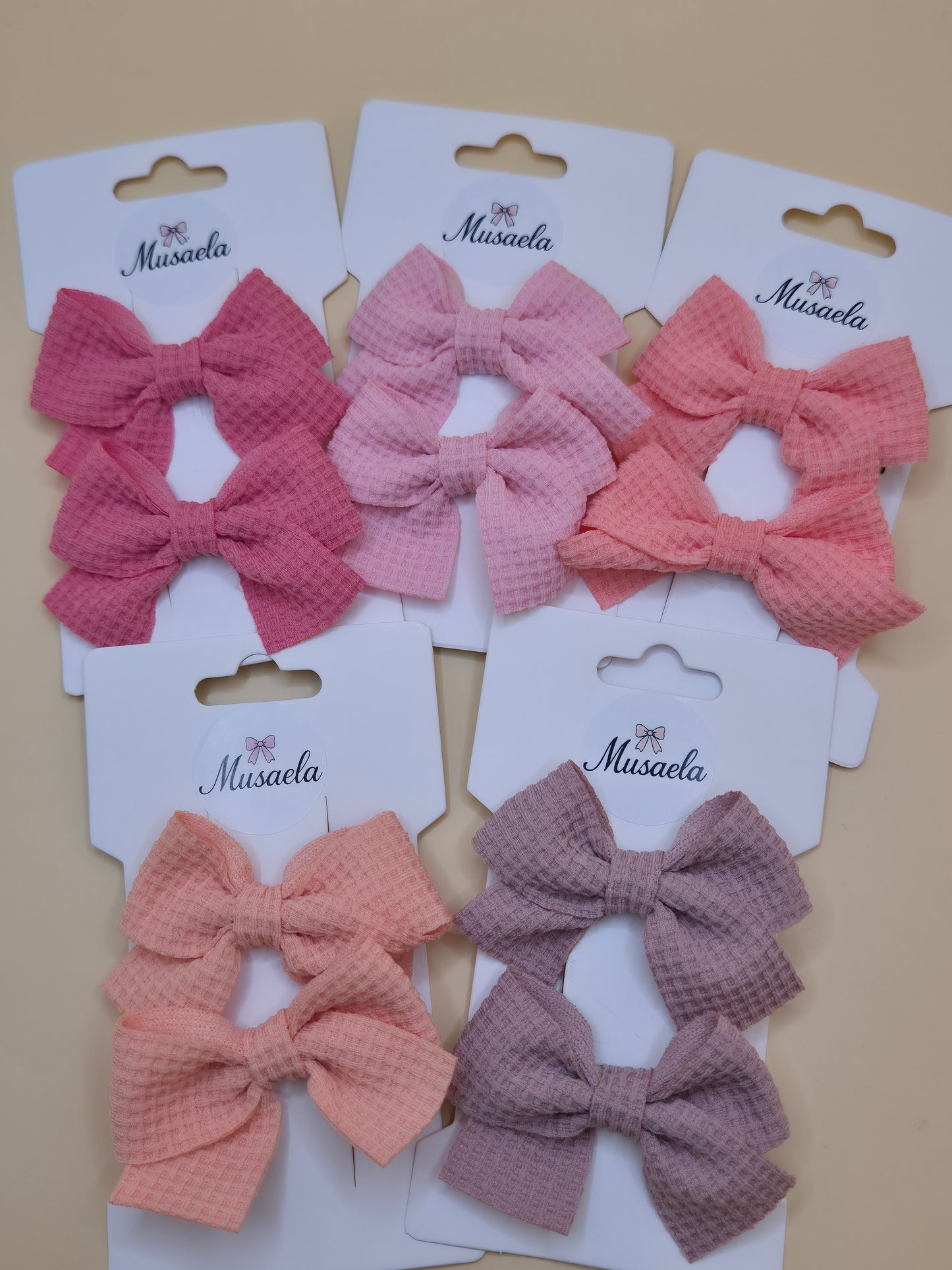 Haarspange mit schöner gereiften Schleife