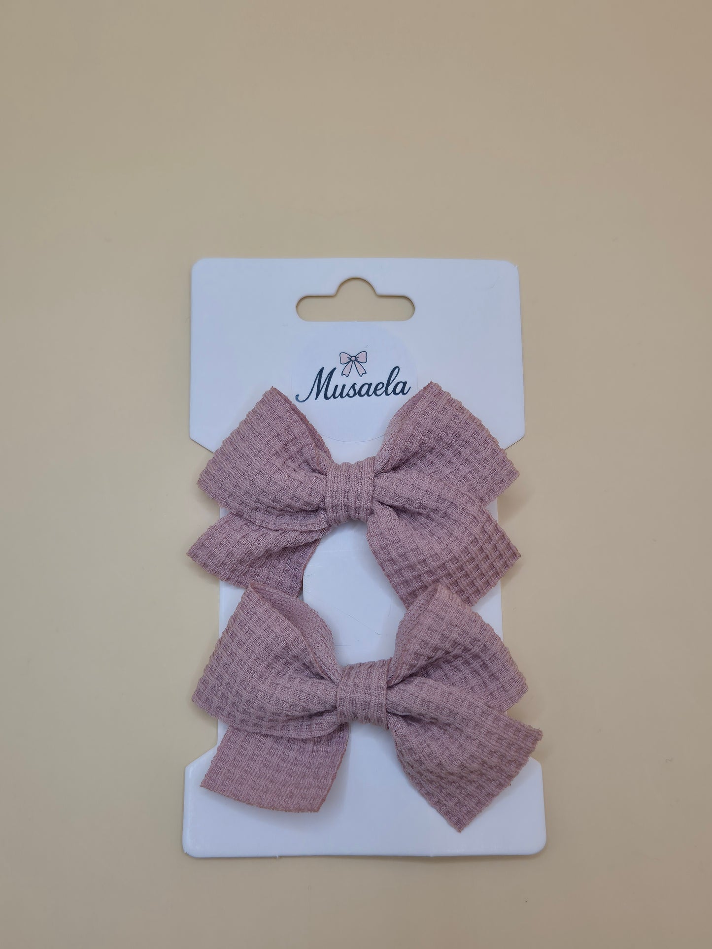 Haarspange mit schöner gereiften Schleife