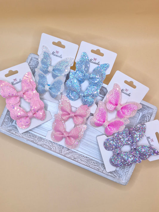 Haarspange mit Schmetterlinge