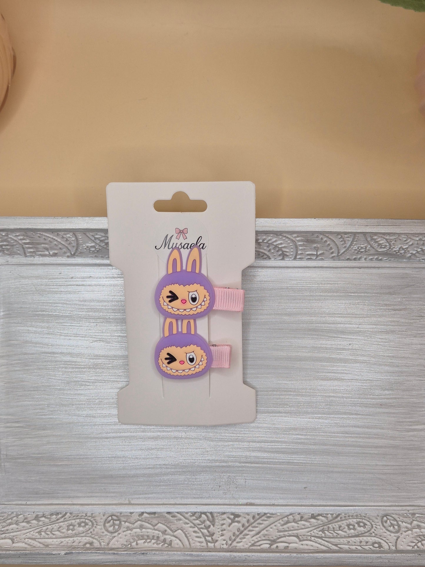 2er Haarspangenset Labubu