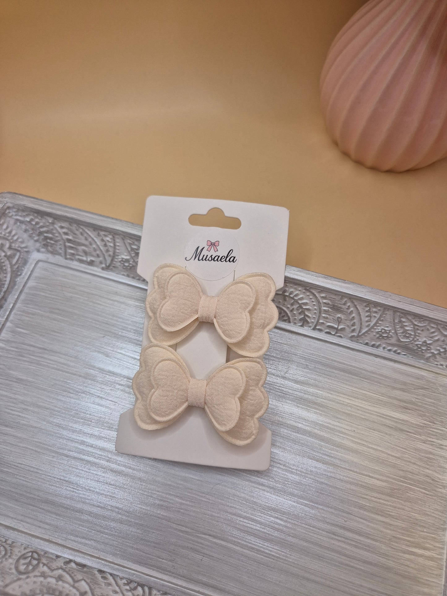 2er Set Haarspangen mit Schmetterlingsform