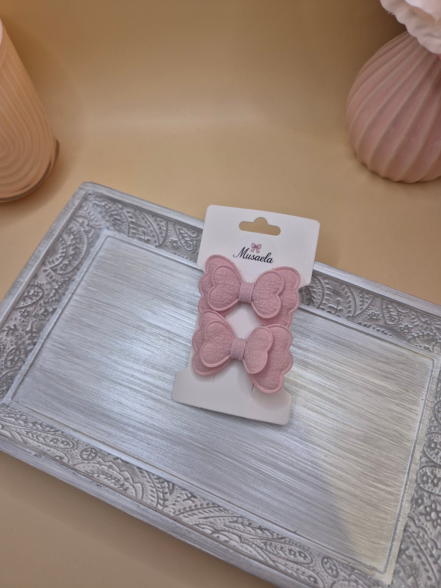 2er Set Haarspangen mit Schmetterlingsform