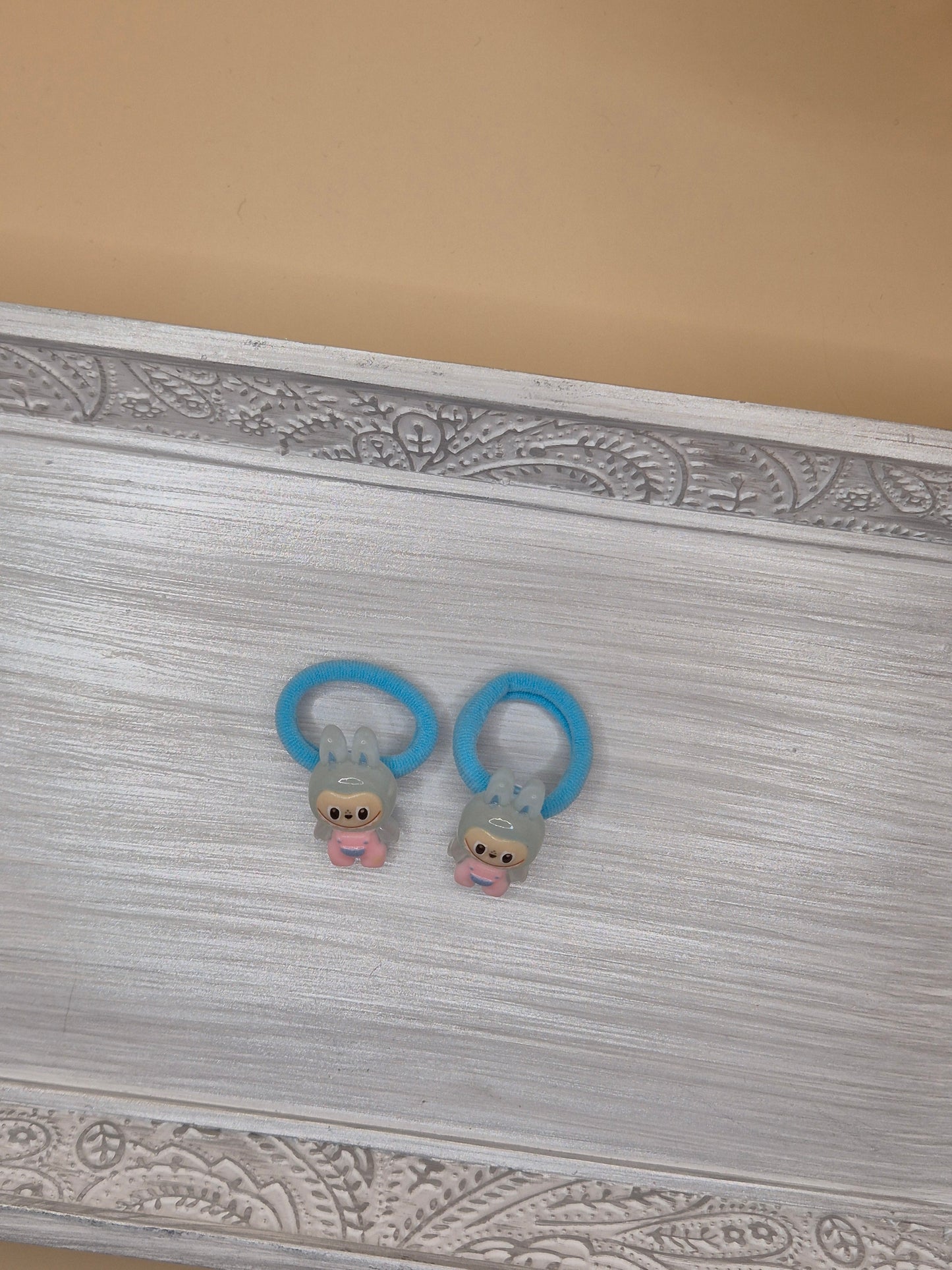 Labubu Acryl 2er Set Haargummis
