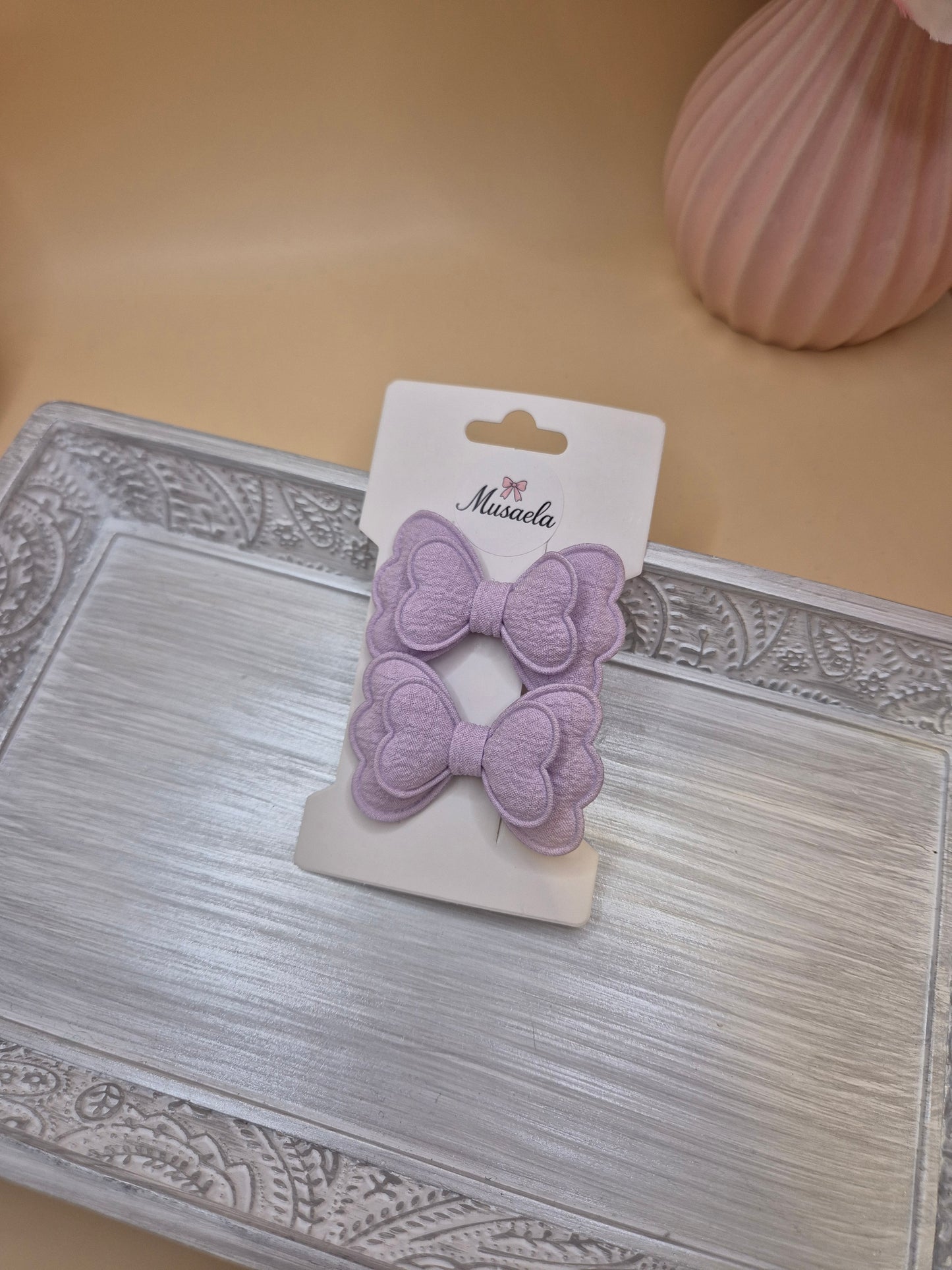 2er Set Haarspangen mit Schmetterlingsform