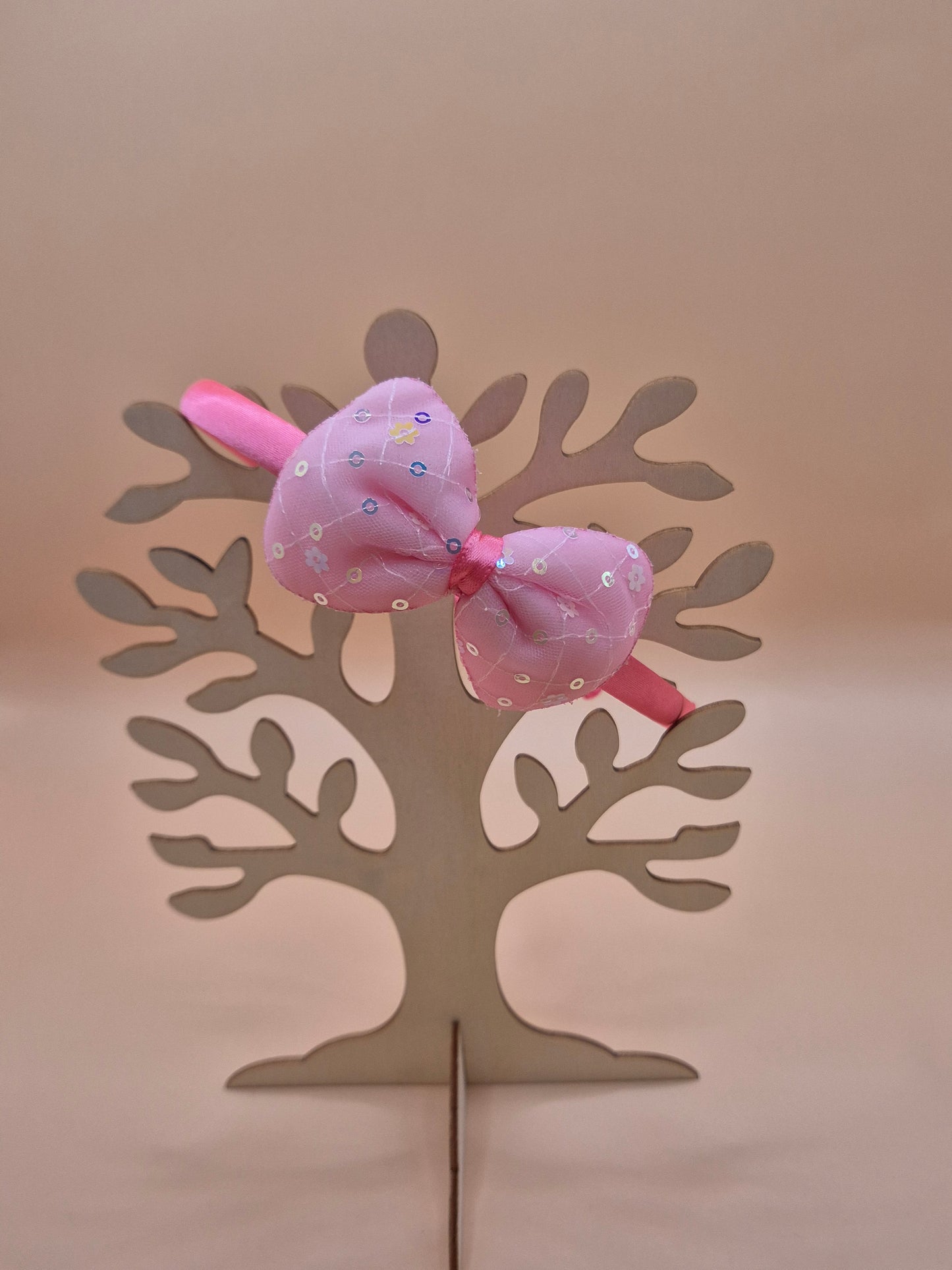 Pailletten Haarreif Schleife