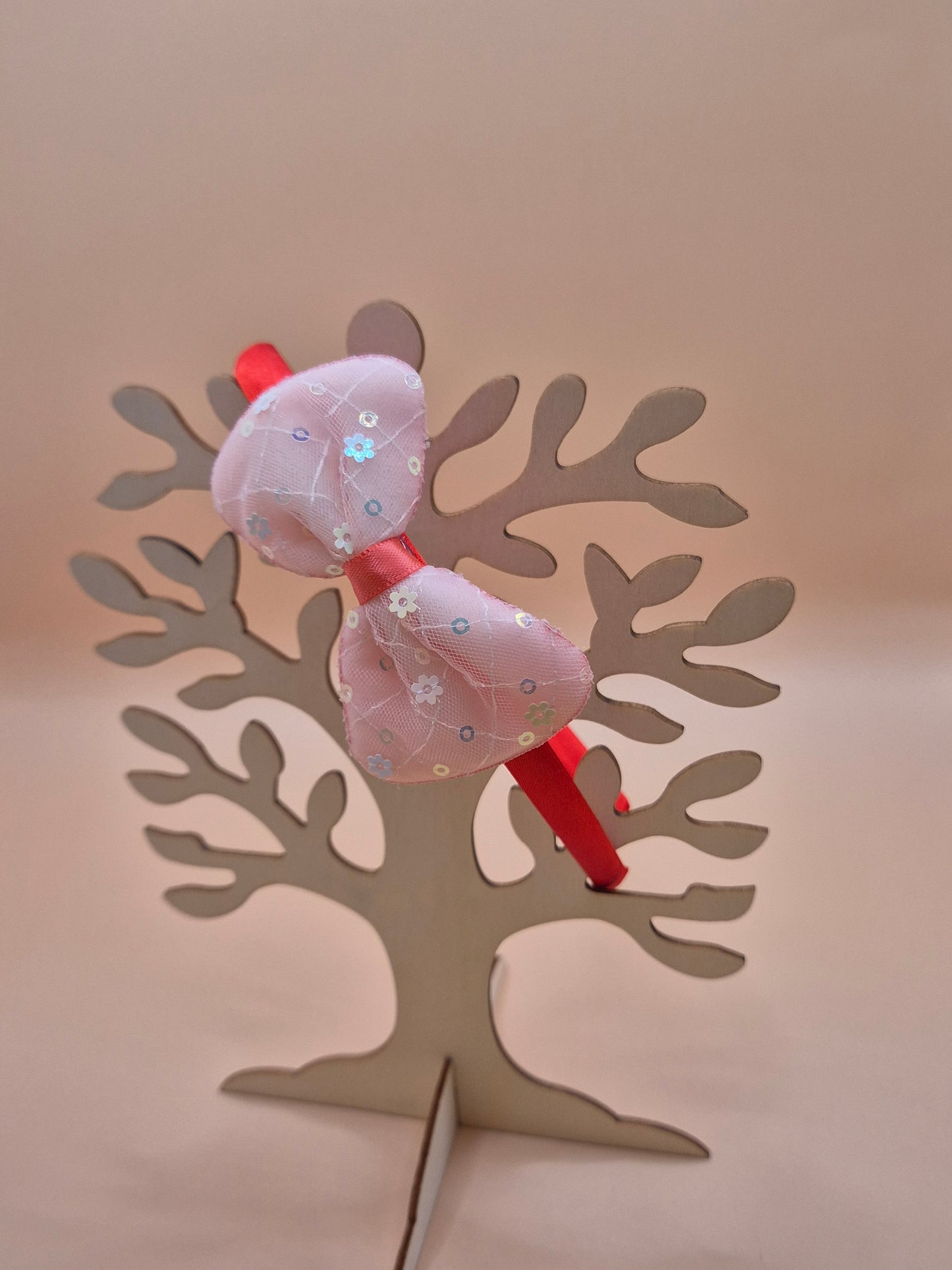 Pailletten Haarreif Schleife