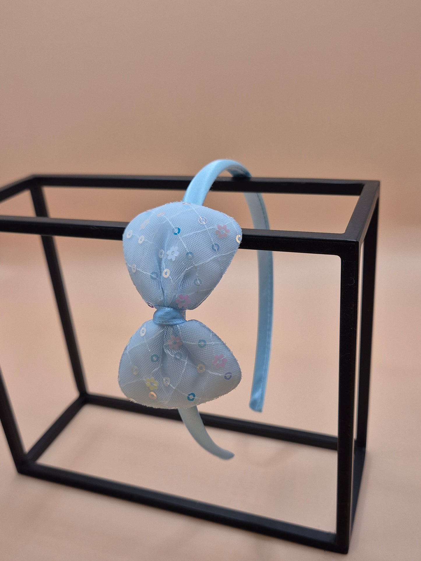 Pailletten Haarreif Schleife