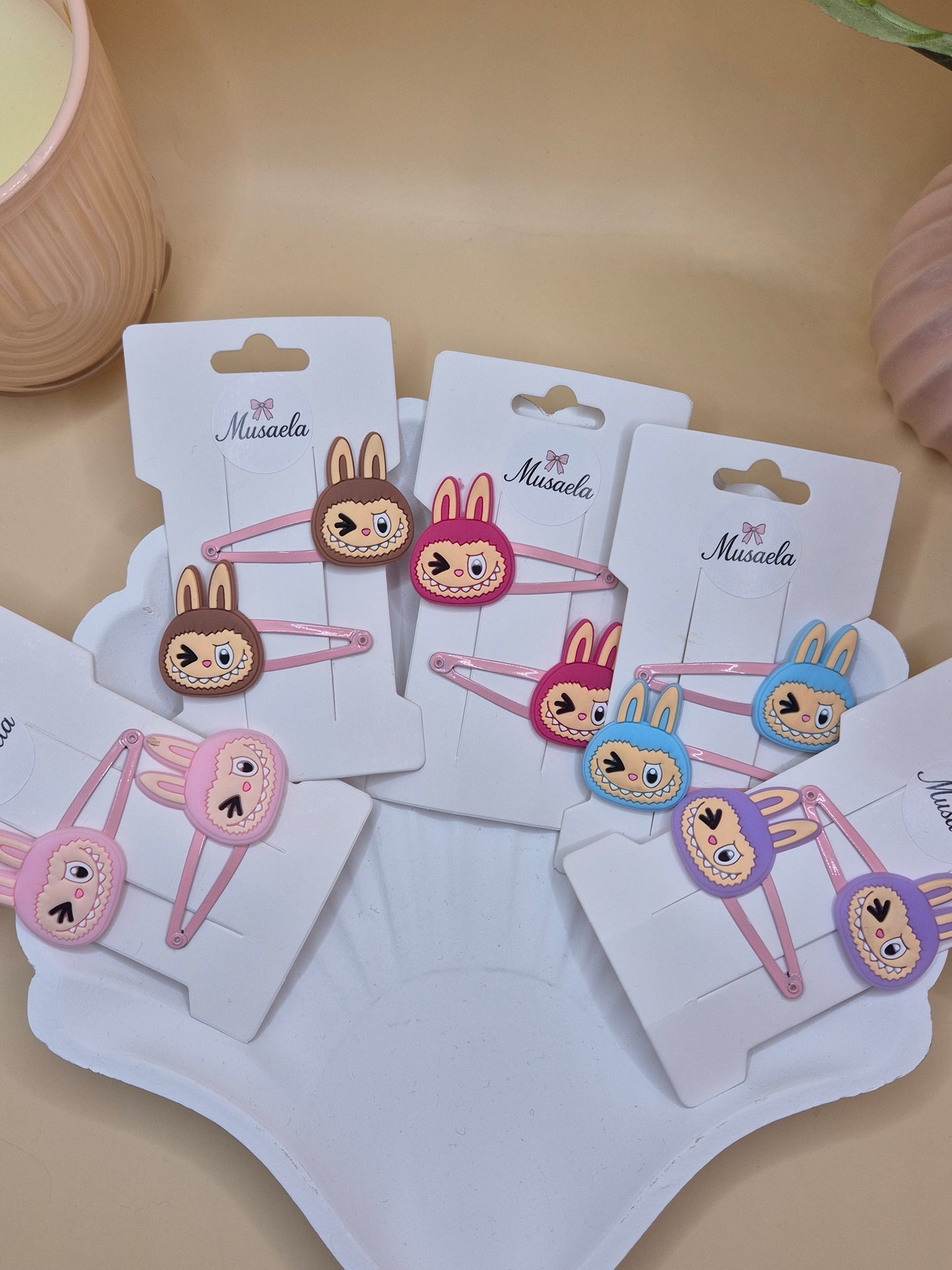 2er Haarspangen Set Labubu