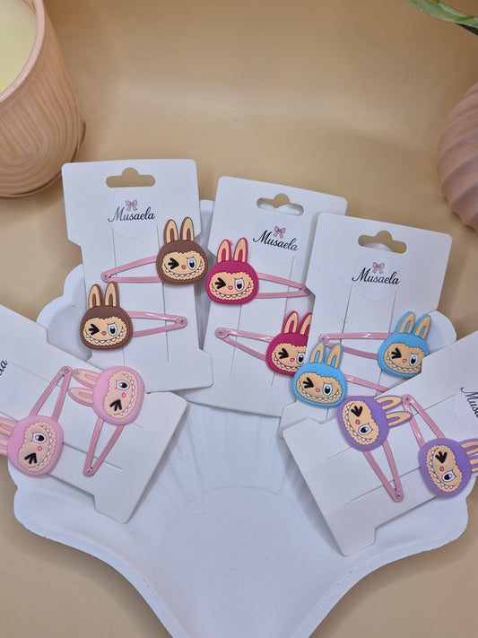 2er Haarspangen Set Labubu