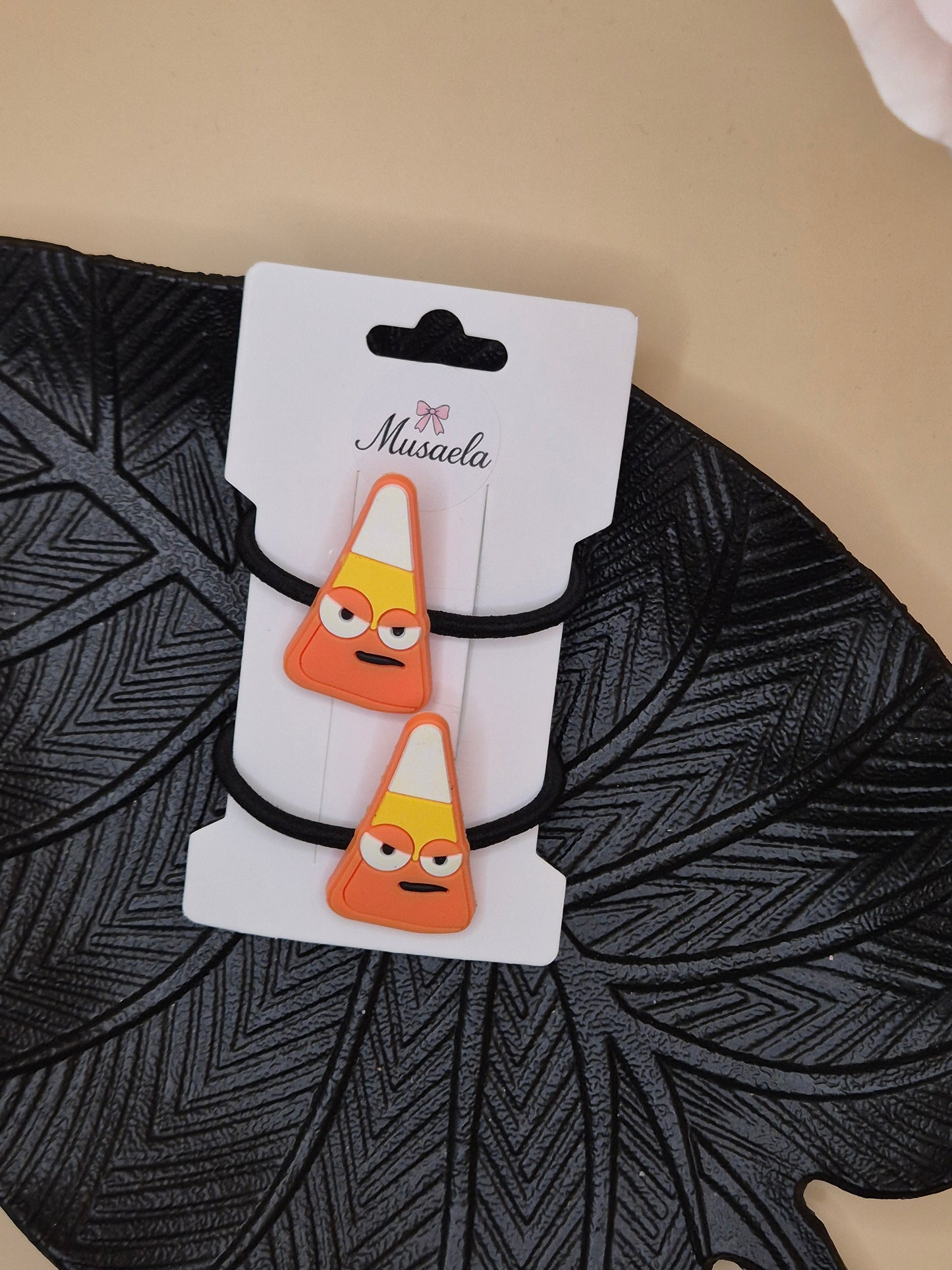 Halloween Haargummis Kürbis, Candy Corn und Hexe