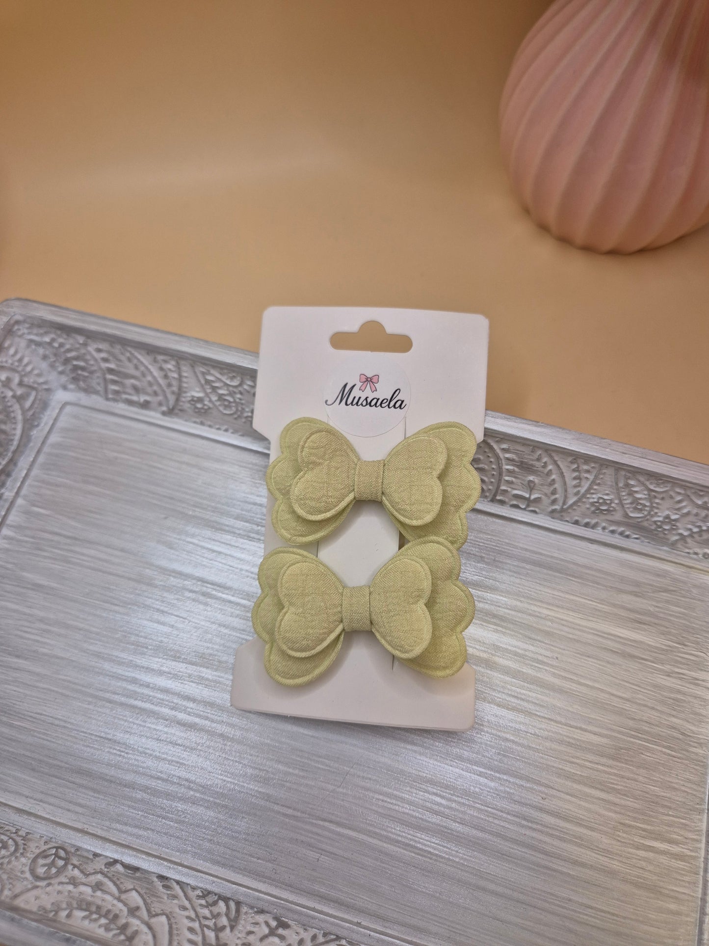 2er Set Haarspangen mit Schmetterlingsform