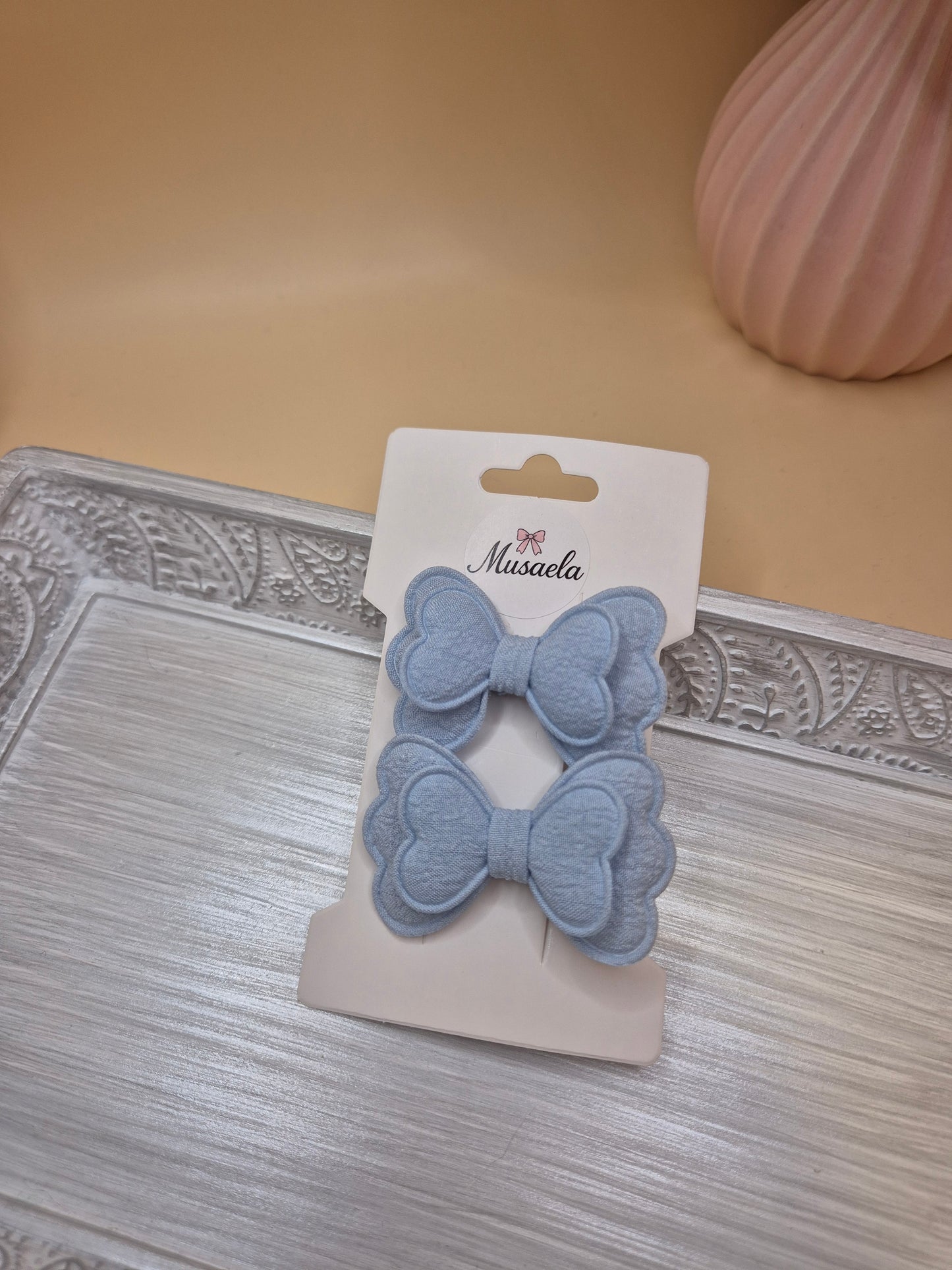 2er Set Haarspangen mit Schmetterlingsform