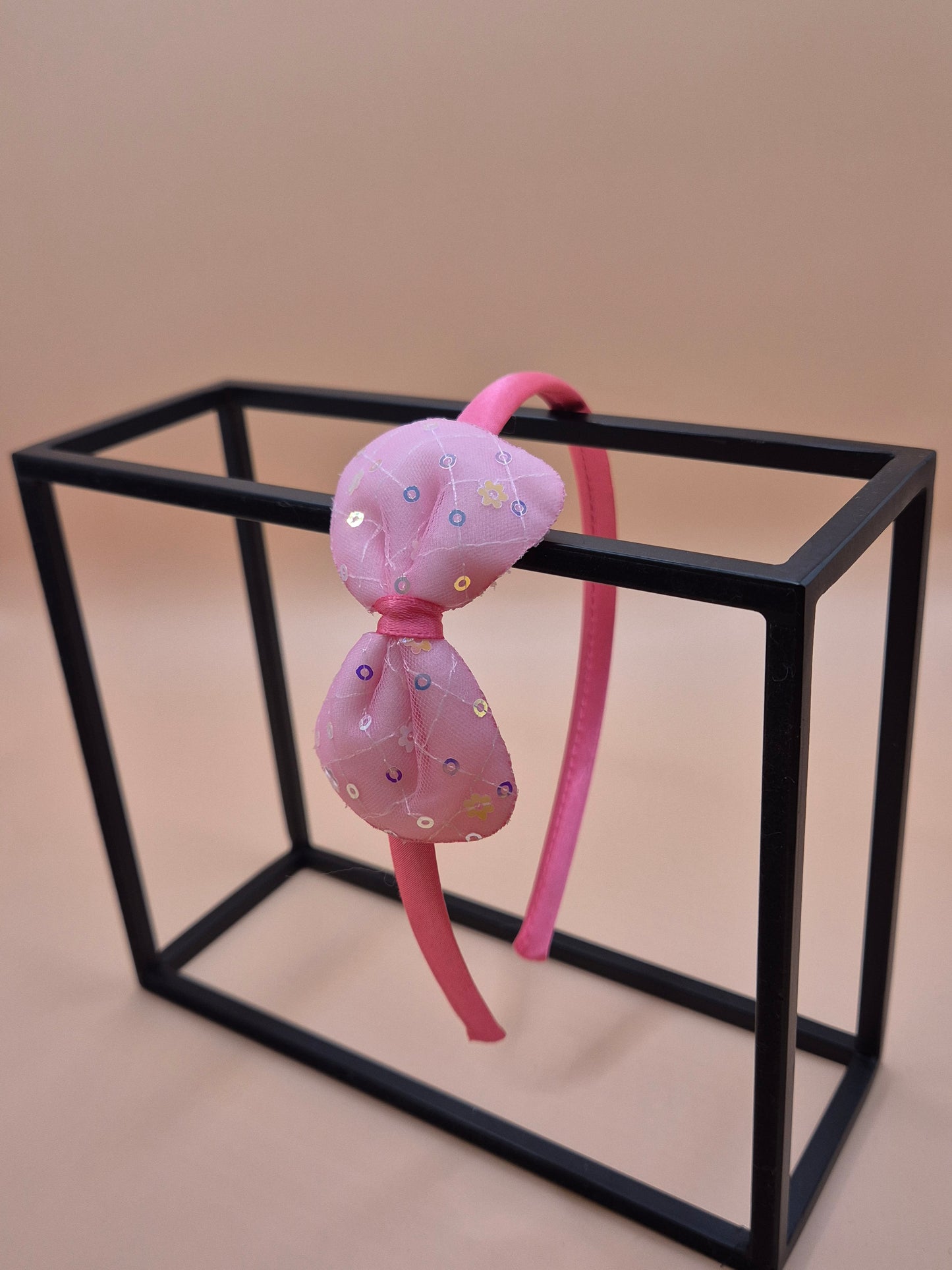 Pailletten Haarreif Schleife