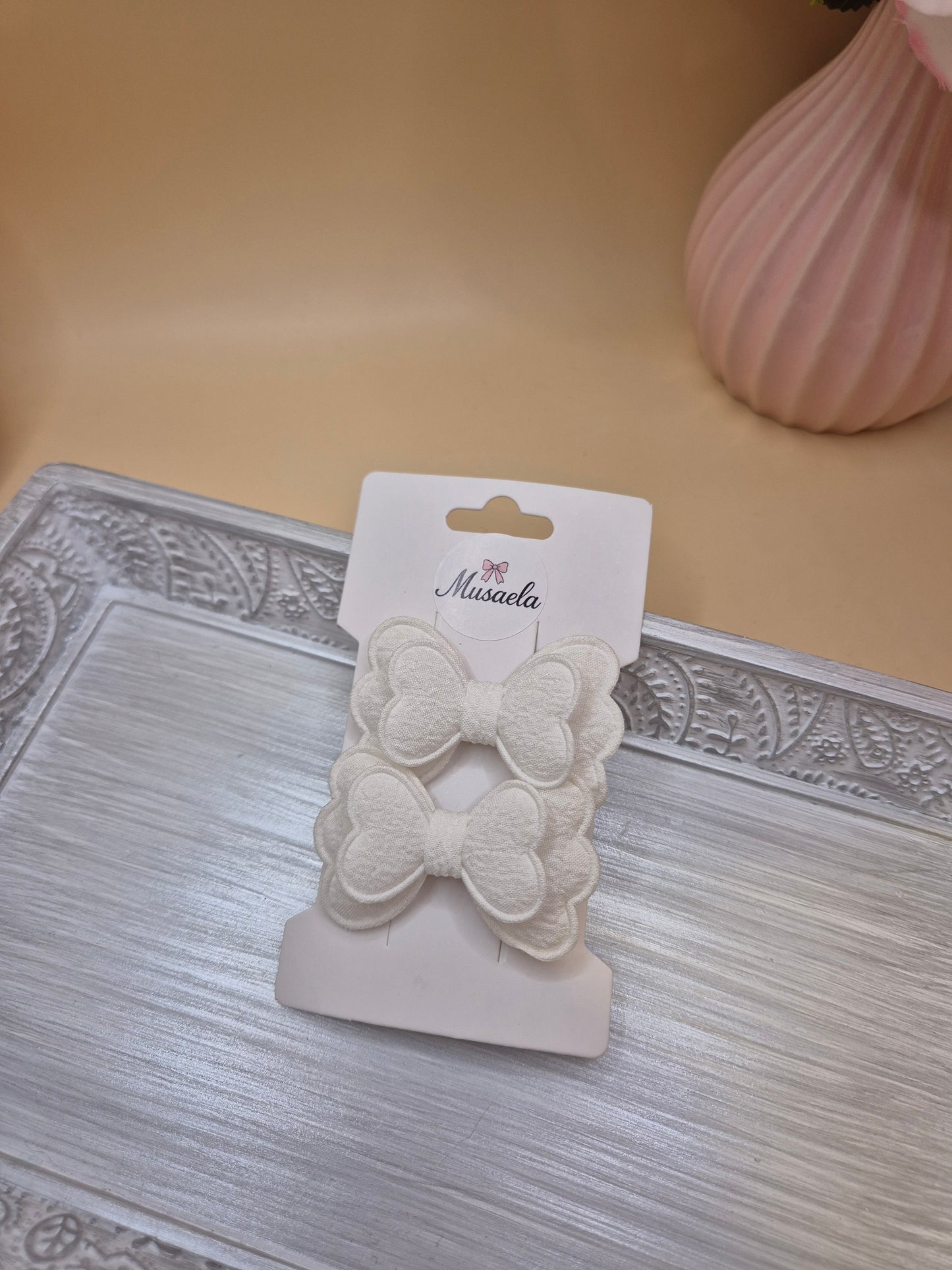 2er Set Haarspangen mit Schmetterlingsform