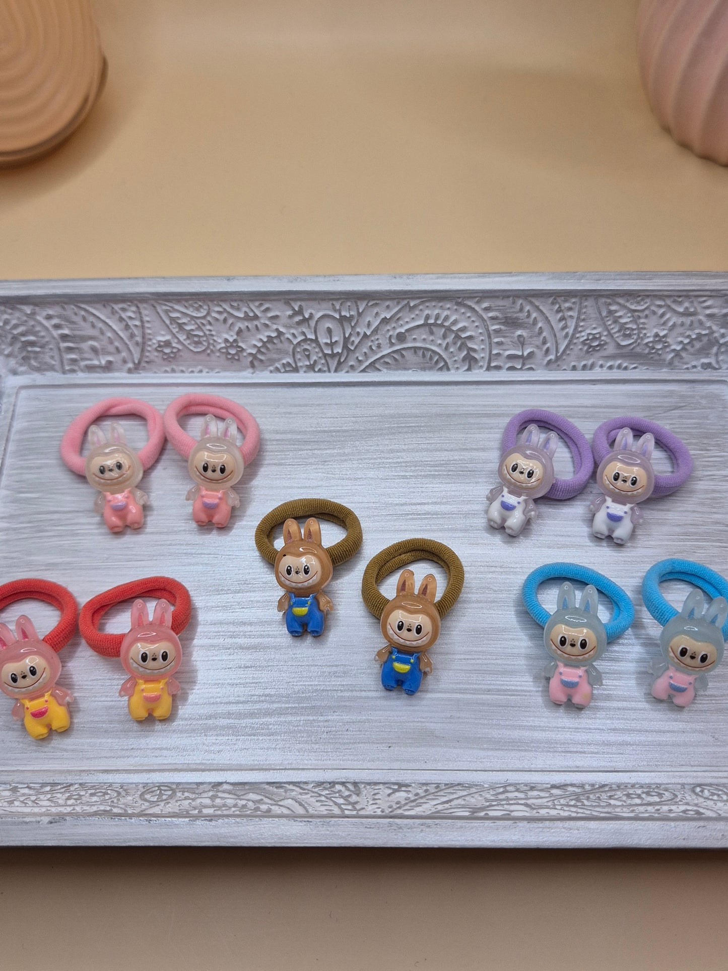 Labubu Acryl 2er Set Haargummis